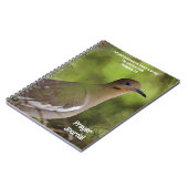 Zachte duif in boom Bijbel Verse Gebed Journal Notitieboek (Linkerzijde)