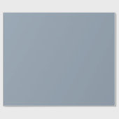 Zachte Dusty Blue Serene Solid Cadeaupapier (Vlak)