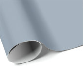 Zachte Dusty Blue Serene Solid Cadeaupapier (Rol Hoek)