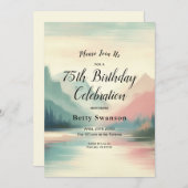 Zachte echo's van de bergen kaart (Voorkant / Achterkant)