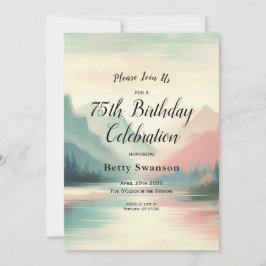 Zachte echo's van de bergen kaart