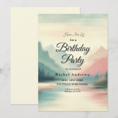 Zachte echo's van de bergen kaart (Voorkant / Achterkant)