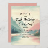 Zachte echo's van de bergen kaart (Voorkant / Achterkant)