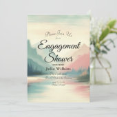 Zachte echo's van de bergen kaart (Staand voorkant)