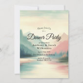 Zachte echo's van de bergen kaart (Voorkant)