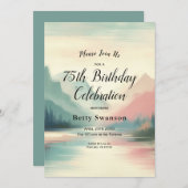 Zachte echo's van de bergen kaart (Voorkant / Achterkant)