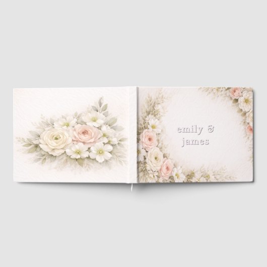 Zachte Editoriale Botanische Bruiloft Gastenboek (Volledig)