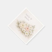 Zachte Editoriale Botanische Bruiloft Servet (Hoek)