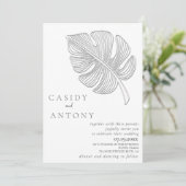 Zachte eenvoudige reliëf tropische blad alles in é kaart (Staand voorkant)