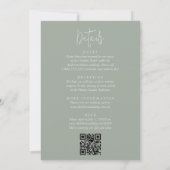 Zachte eenvoudige reliëf tropische blad alles in é kaart (Achterkant)