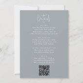 Zachte eenvoudige reliëf tropische blad alles in é kaart (Achterkant)