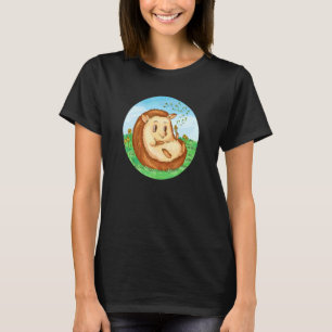 Zachte Egel Paardenbloem Stekelige Egel T-shirt