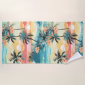 Zachte Eiland Horizon Strandlaken (Voorkant)