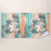 Zachte Eiland Horizon Strandlaken (Voorkant)