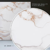 Zachte Elegance Roos Gouden Marmeren Vein Textuur Tegeltje