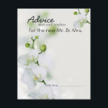 Zachte Elegant Orchid Advice Kaart<br><div class="desc">Zacht mooi elegant orchidee. Pas onze prachtige kantoorbenodigdheden snel en eenvoudig aan met uw gebeurtenisgegevens. Druk op de knop Aanpassen. Coördinatie achterzijde is inbegrepen. Overeenkomende objecten om je collectie te voltooien zijn beschikbaar in onze Zazzle winkel!</div>