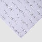 Zachte Elegante Lavendel & Grijs Script Moederdag Tissuepapier (Detail)