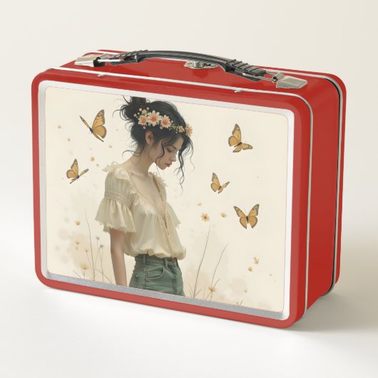 Zachte elegantie in een vlinderdans (Achterkant)