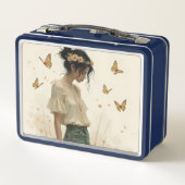 Zachte elegantie in een vlinderdans (Achterkant)