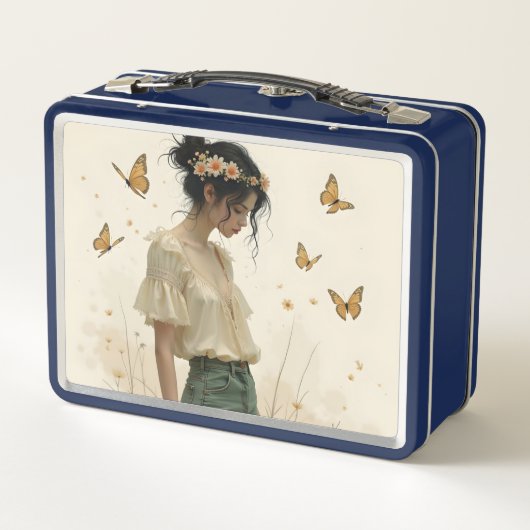 Zachte elegantie in een vlinderdans (Achterkant)