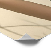 Zachte elegantie in een vlinderdans poster (Hoek)