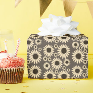 Zachte Empress Florals Bruine Empress Cadeaupapier