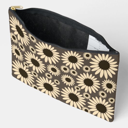 Zachte Empress Florals Bruine Empress Etui (Open)