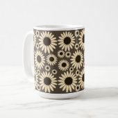 Zachte Empress Florals Bruine Empress Koffiemok (Voorkant links)