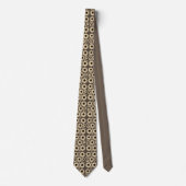 Zachte Empress Florals Bruine Empress Stropdas (Voorkant)