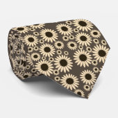 Zachte Empress Florals Bruine Empress Stropdas (Opgerold)