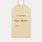 Zachte Empress Florals Stralende Empress Cadeaulabel (Achterkant)