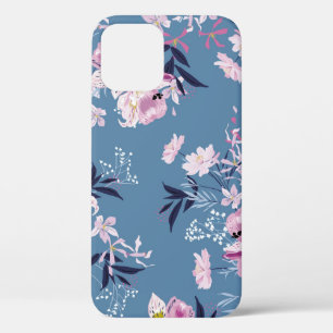 Zachte en delicate bloeiende tuinbloemen Case-Mate iPhone case