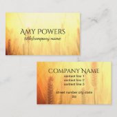 Zachte en dromerige natuur visitekaartje dubbelzij (Voorkant / Achterkant)