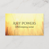 Zachte en dromerige natuur visitekaartje dubbelzij (Voorkant)