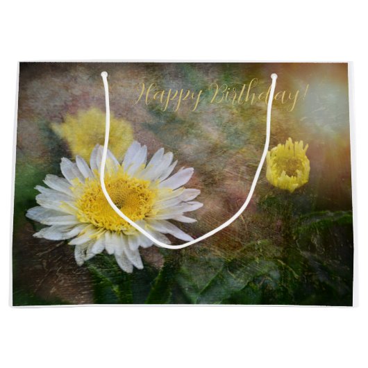 Zachte en droomverjaardag groot cadeauzakje (Voorkant)