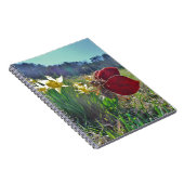 Zachte en gele bloemen notitieboek (Rechterzijde)