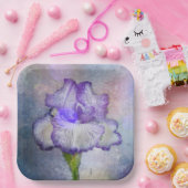 Zachte en  iris papieren bordje (Feest)