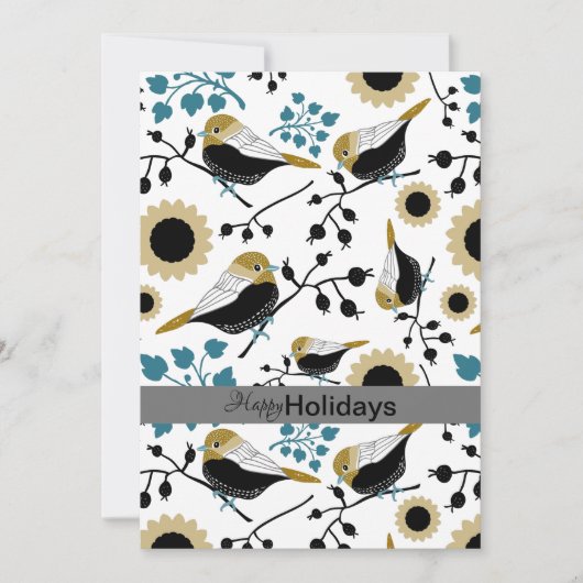 Zachte En Schattige Meesjes Met Hartjes Feestdagenkaart (Voorkant)