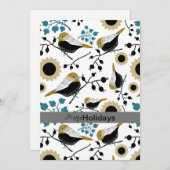 Zachte En Schattige Meesjes Met Hartjes Feestdagenkaart (Voorkant / Achterkant)