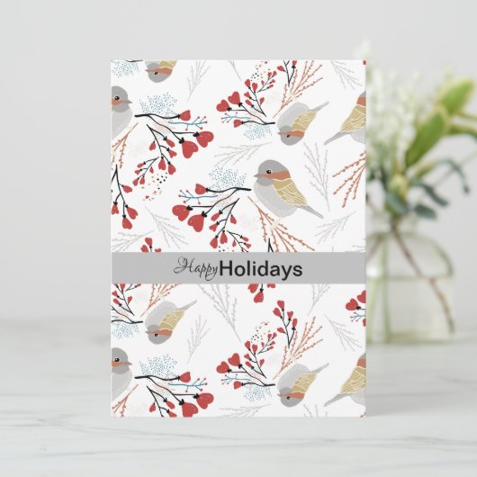 Zachte En Schattige Meesjes Met Hartjes Feestdagenkaart (Staand voorkant)