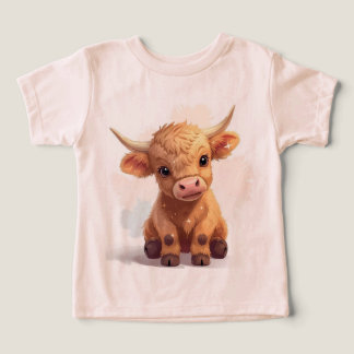 Zachte en stijlvolle baby T-shirt met een gelukkig
