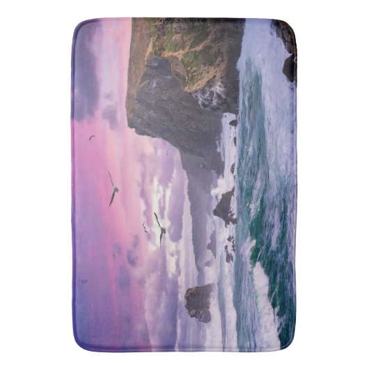 Zachte en verfrissende badmat aan de kust (Voorkant Verticaal)