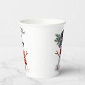 Zachte en zoete Marshmallow Snowman Papieren Bekers (Links)