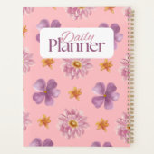 Zachte Esthetische Bloemendagplanner Planner (Achterkant)