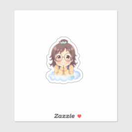 Zachte Esthetische Cute Kawaii Dromerige Meisjesst Sticker