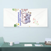 Zachte Esthetische Hamster Banner (Beurs)