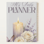 Zachte Esthetische "Mijn Dagelijkse Planner" met K Planner (Achterkant)