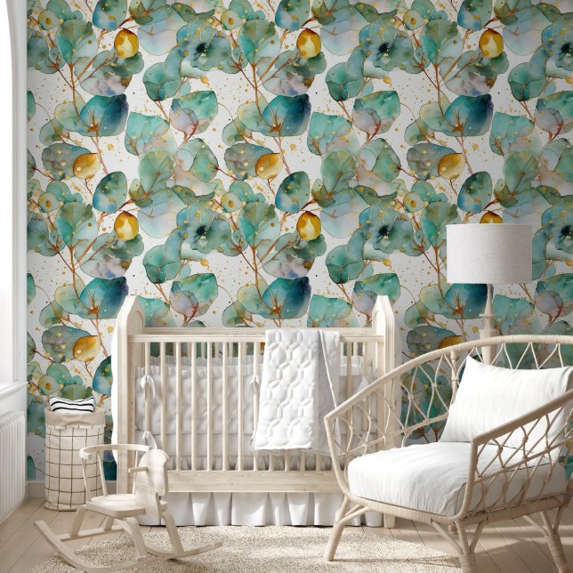 Zachte Eucalyptus 5 Behang (Kinderen)