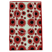 Zachte Express Bloemen Fluwelen Medium Cadeauzakje (Voorkant)