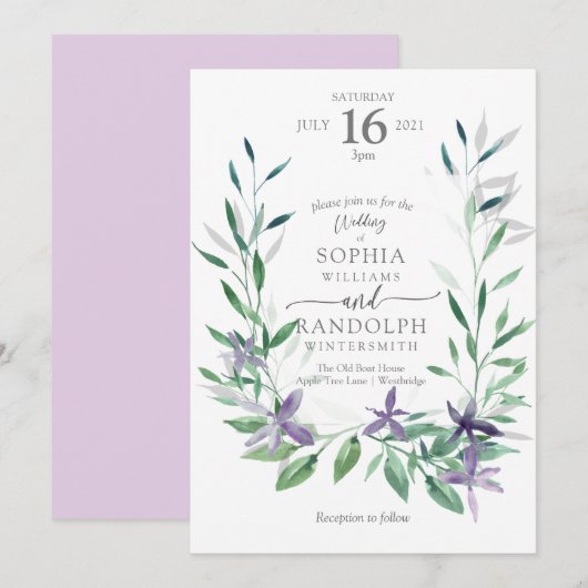 Zachte Fairy tuin Kaart (Voorkant / Achterkant)